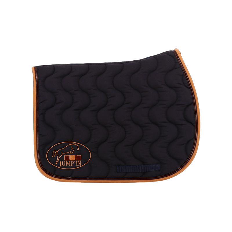 Jump'In - Tapis de selle marine/ choco/ caramel | - Ohlala