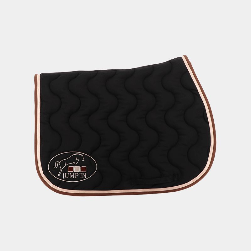 Jump'In - Tapis de selle noir/ champagne/ choco | - Ohlala