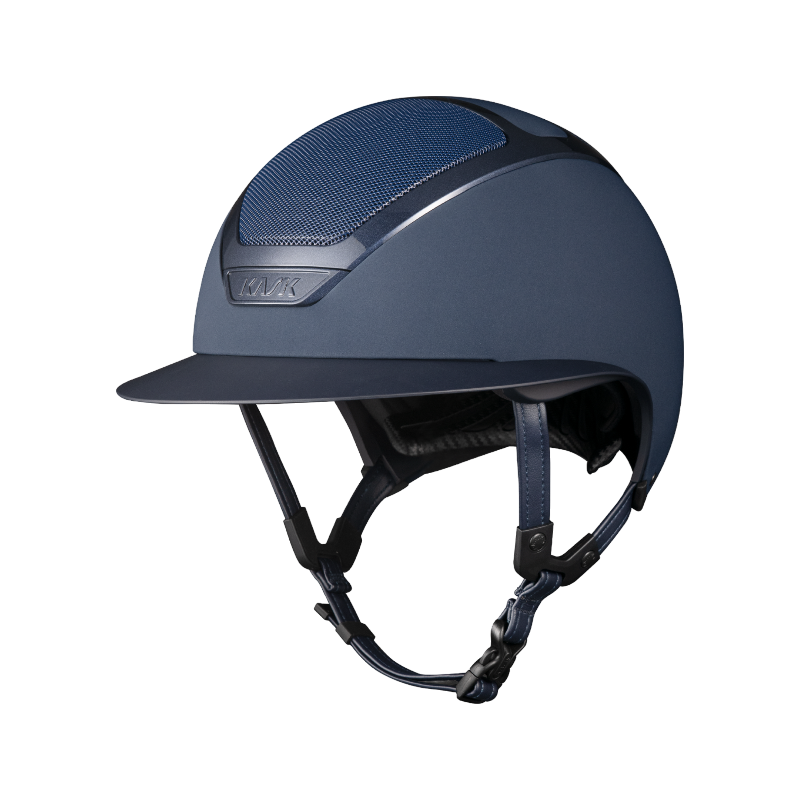 Kask - Casque d'équitation Star Lady chrome marine | - Ohlala