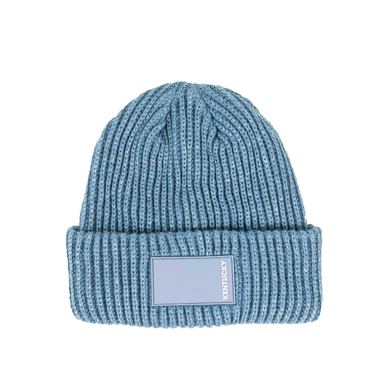 Kentucky Horsewear - Bonnet Rubber logo bleu clair | - Ohlala