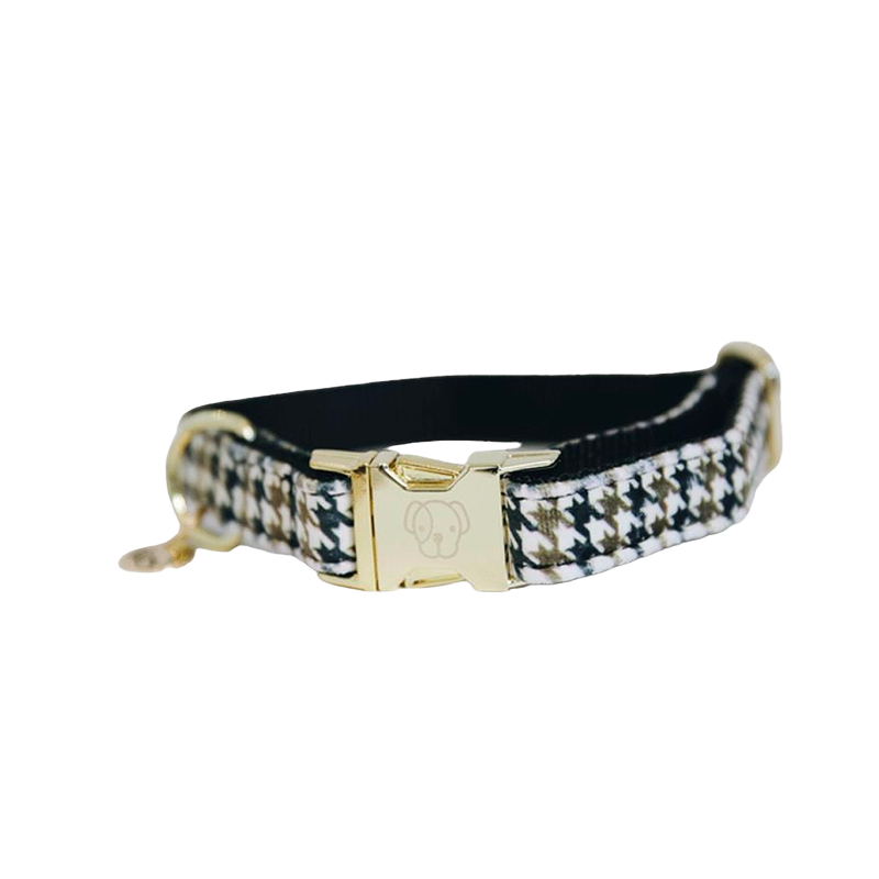 Kentucky Dogwear - Collier pour chien Pied de poule Brun