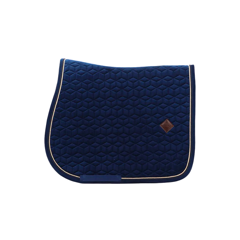 Kentucky Horsewear - Tapis de selle Basic Velvet jumping marine | - Ohlala