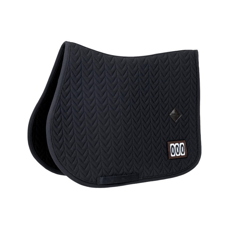Kentucky Horsewear - Tapis de selle Fishbone Compétition 2 numéros noir | - Ohlala