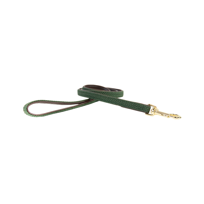 Kentucky Dogwear - Laisse pour chien nylon tressé Plaited Nylon 120 cm vert olive