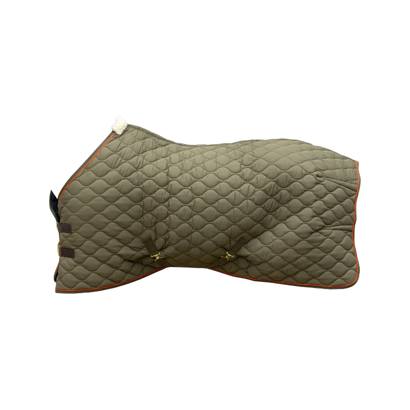 Kentucky Horsewear - Couverture d'écurie Wave vert foncé 160g | - Ohlala