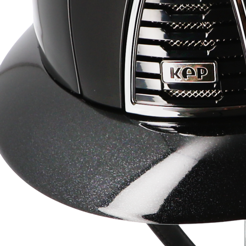KEP - Casque Cromo 2.0 shine noir visière polo diamond | - Ohlala
