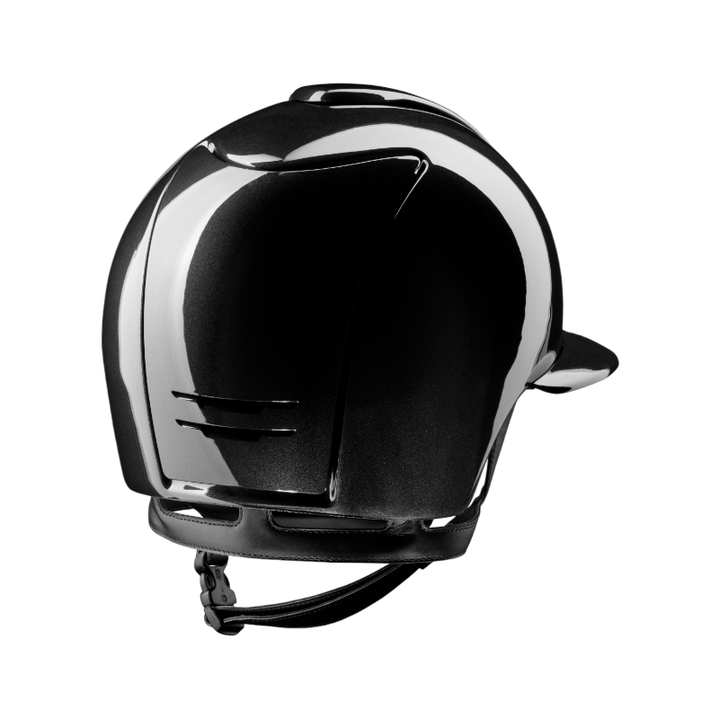 KEP - Casque d'équitation Cromo 2.0 New Shine black visière polo | - Ohlala
