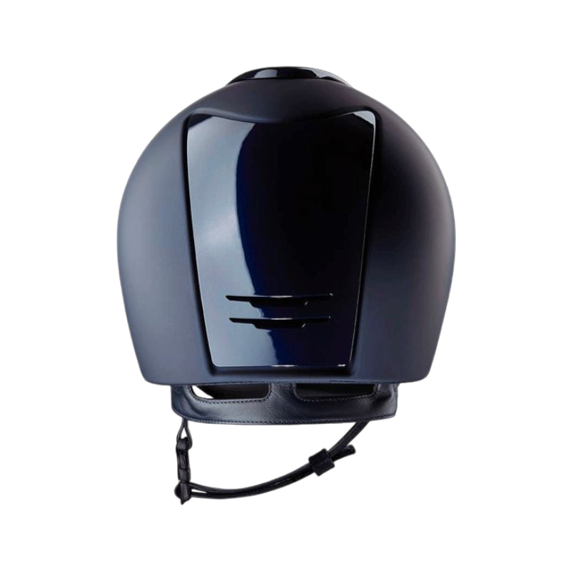 KEP - Casque d'équitation Cromo 2.0 Textile/ Polish blue visière standard | - Ohlala