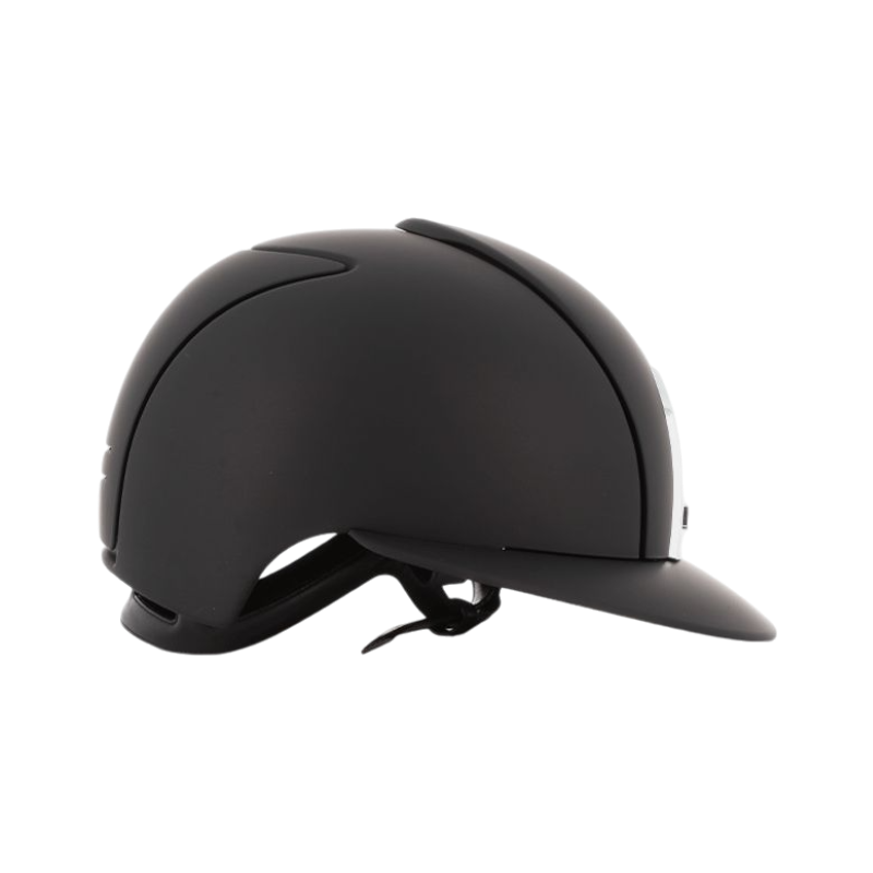 KEP - Casque d'équitation Cromo 2.0 Textile noir visière polo | - Ohlala