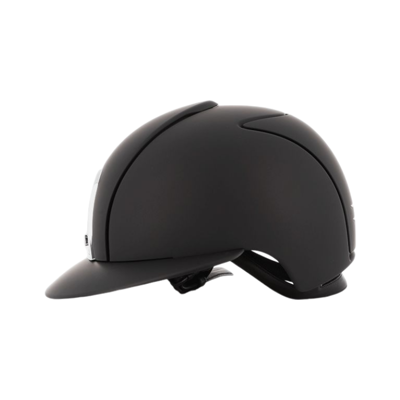 KEP - Casque d'équitation Cromo 2.0 Textile noir visière polo | - Ohlala