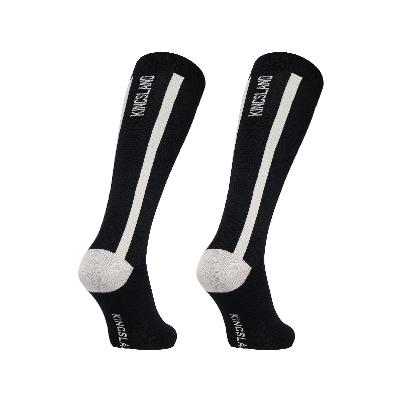 Kingsland - Chaussettes d'équitation KLLaura Coolmax noir (x2) | - Ohlala