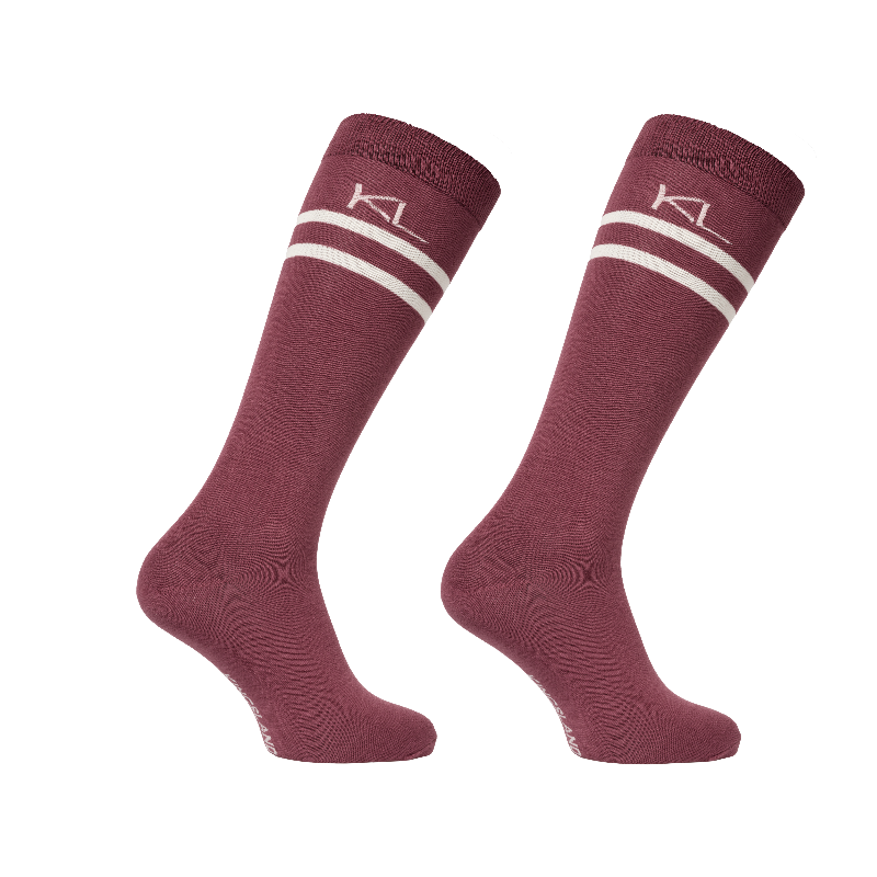Kingsland - Chaussettes d'équitation KLLizette Coolmax hawthorn rose (x1) | - Ohlala