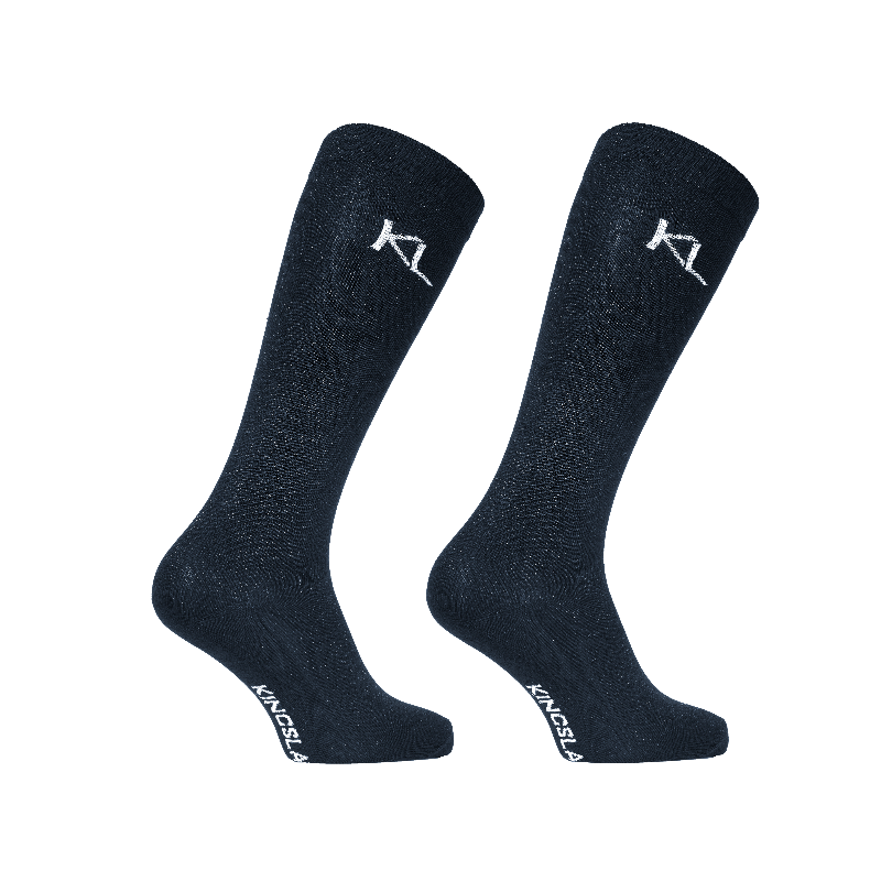 Kingsland - Chaussettes d'équitation KLLorella Coolmax marine (x1) | - Ohlala