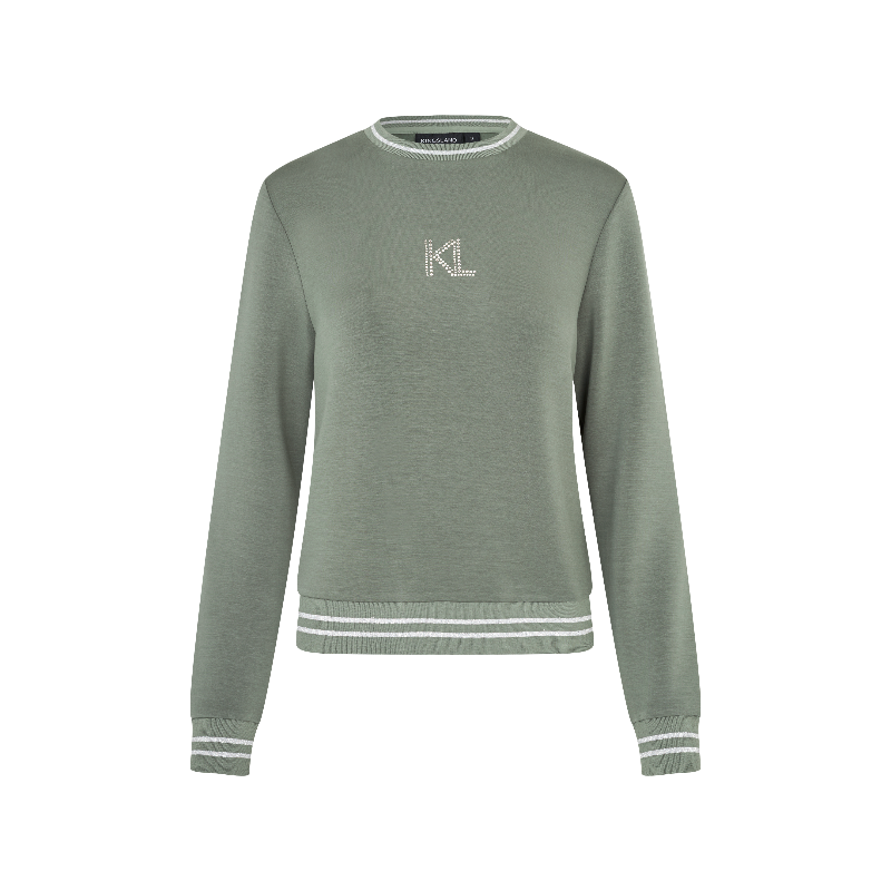 Kingsland - Sweat manches longues femme KLLilian green agave | - Ohlala