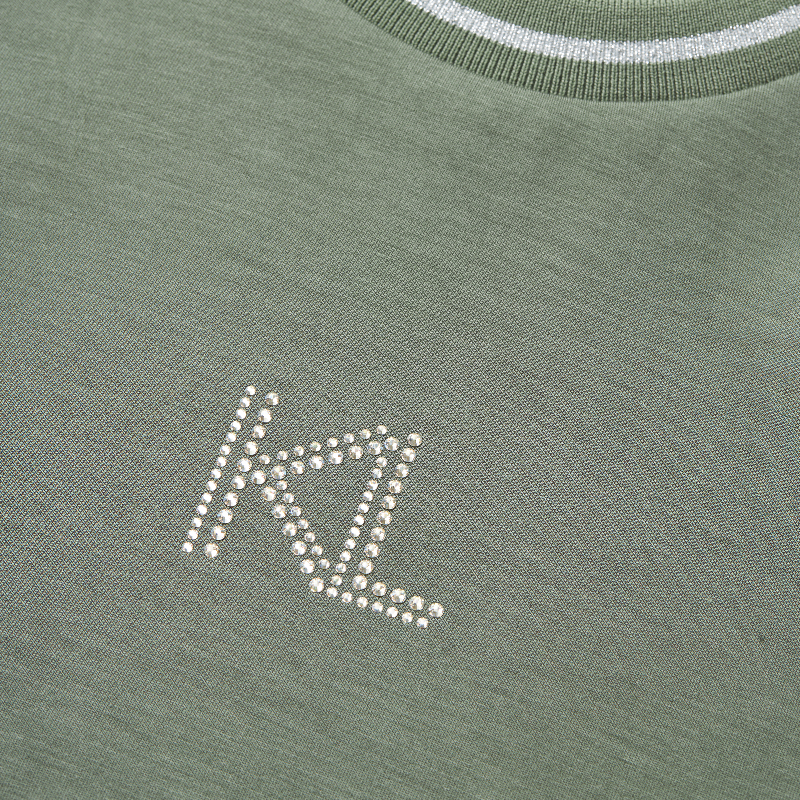 Kingsland - Sweat manches longues femme KLLilian green agave | - Ohlala