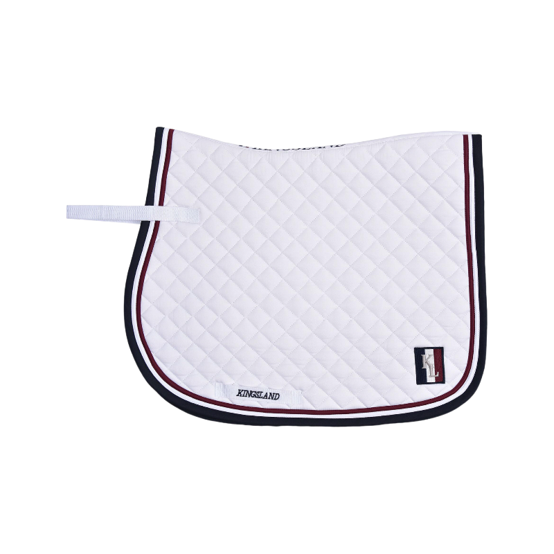 Kingsland - Tapis de selle Classic blanc | - Ohlala