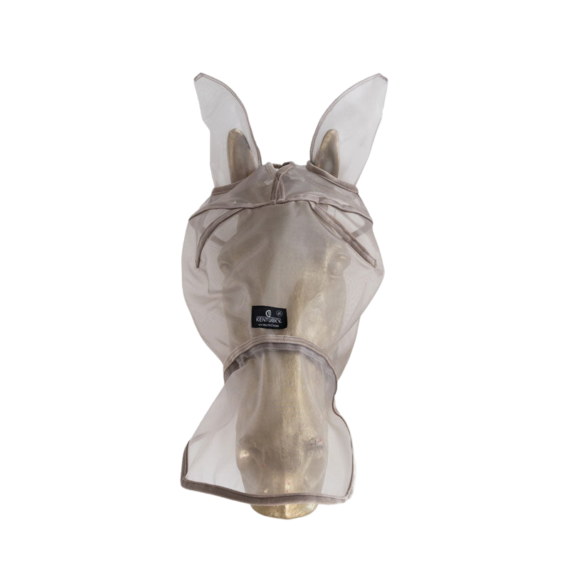 Kentucky Horsewear - Masque anti-mouche Classic avec oreilles et nez beige | - Ohlala