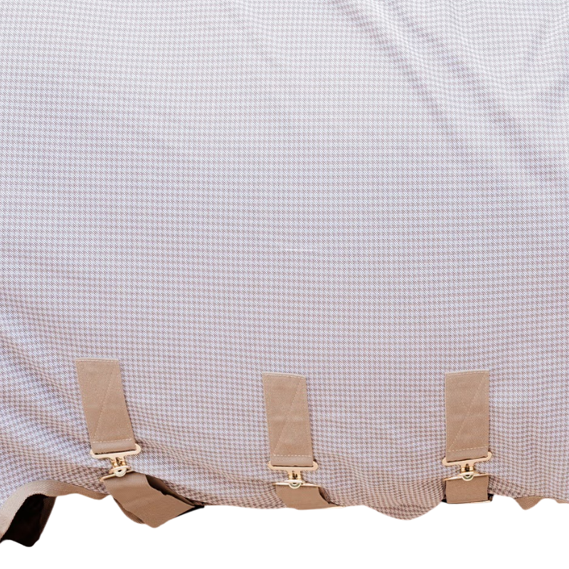 Kentucky Horsewear - Couverture anti-mouches Confort pied de poule beige | - Ohlala
