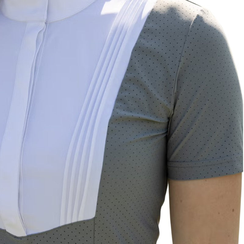 Kentucky Horsewear - Polo manches courtes femme Heritage Air gris | - Ohlala