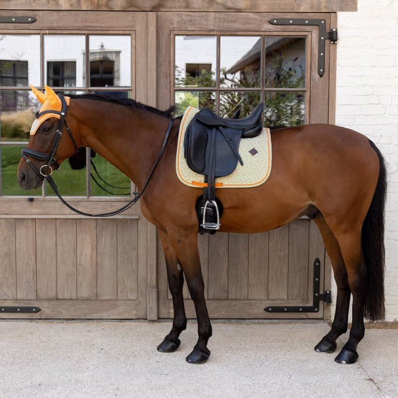 Kentucky Horsewear - Tapis de dressage Velvet Printing cubes colorfull | - Ohlala