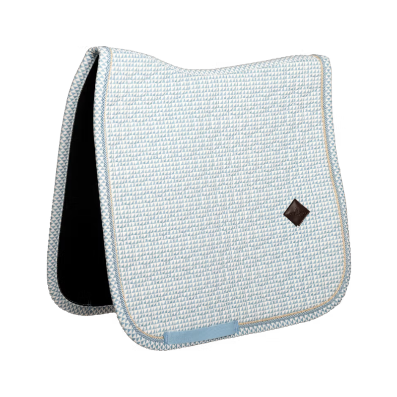 Kentucky Horsewear - Tapis de dressage Velvet Printing flags light blue | - Ohlala