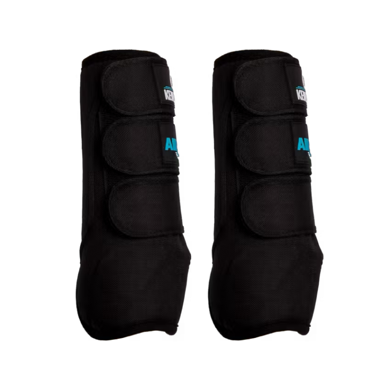 Kentucky Horsewear - Guêtres de cross antérieurs 3D Air Flow Skin Friendly noir | - Ohlala