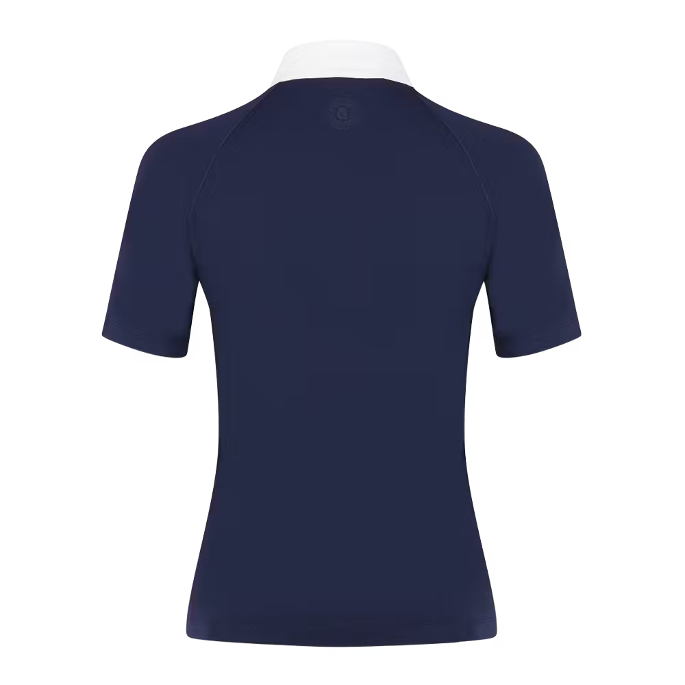 Kentucky Horsewear - Polo manches courtes femme Classic marine | - Ohlala