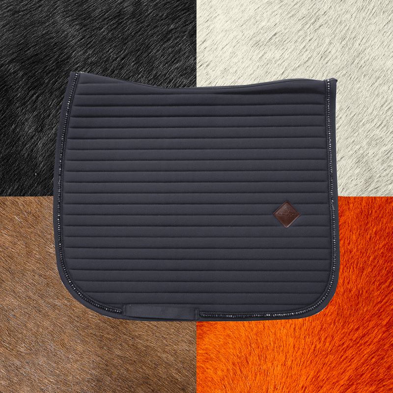 Kentucky Horsewear - Tapis de dressage Pearls noir | - Ohlala