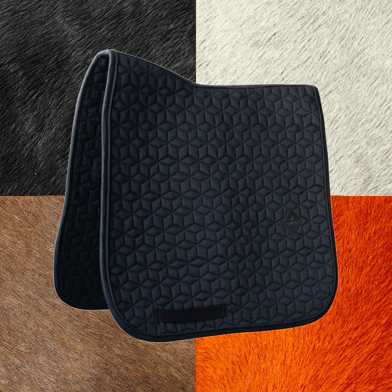 Kentucky Horsewear - Tapis de dressage basique noir | - Ohlala