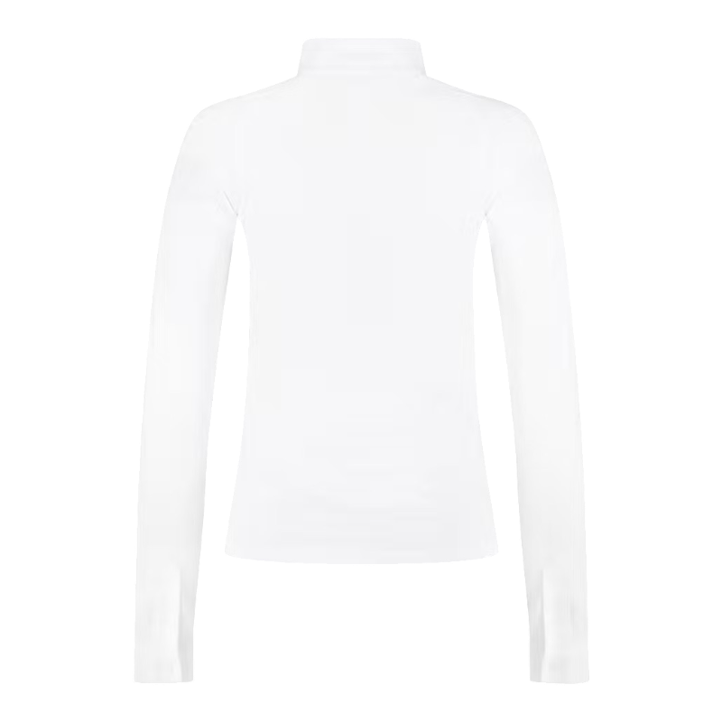 Kentucky Horsewear - Polo de concours manches longues femme Classic blanc | - Ohlala