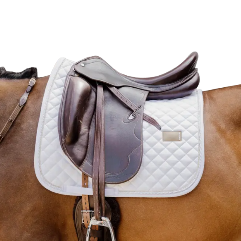 Kentucky Horsewear - Tapis de dressage Diamond Rope blanc