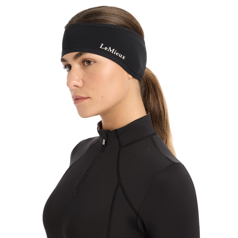 Lemieux - Bandeau cache oreille Ear Warmer noir | - Ohlala