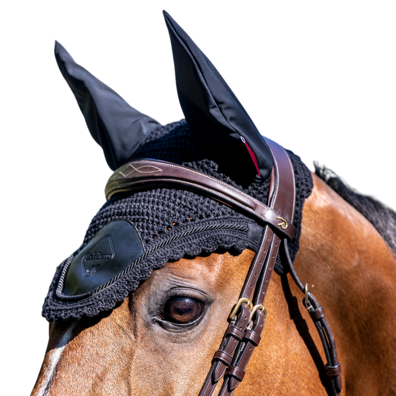 Lemieux - Bonnet pour chevaux Elite noir | - Ohlala