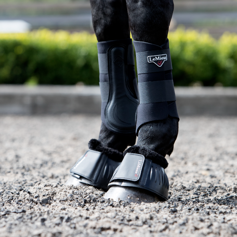 Lemieux - Cloches en caoutchouc et polaire Rubber Fleece noir | - Ohlala