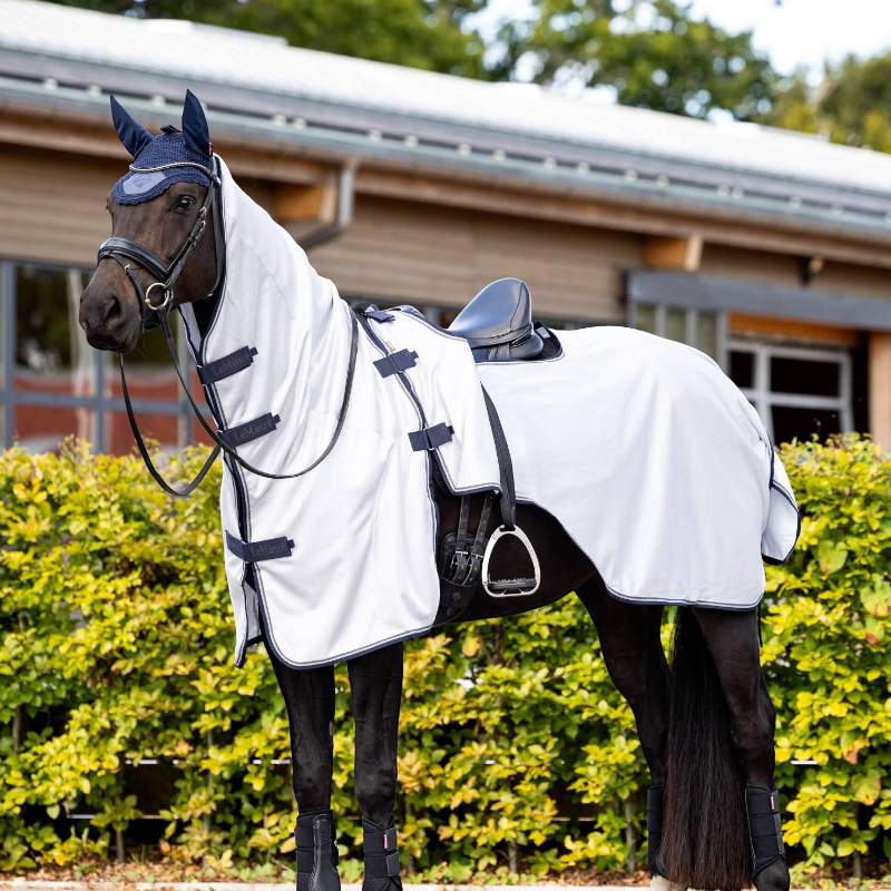 Lemieux - Couverture anti-mouches Ride On Fly gris | - Ohlala