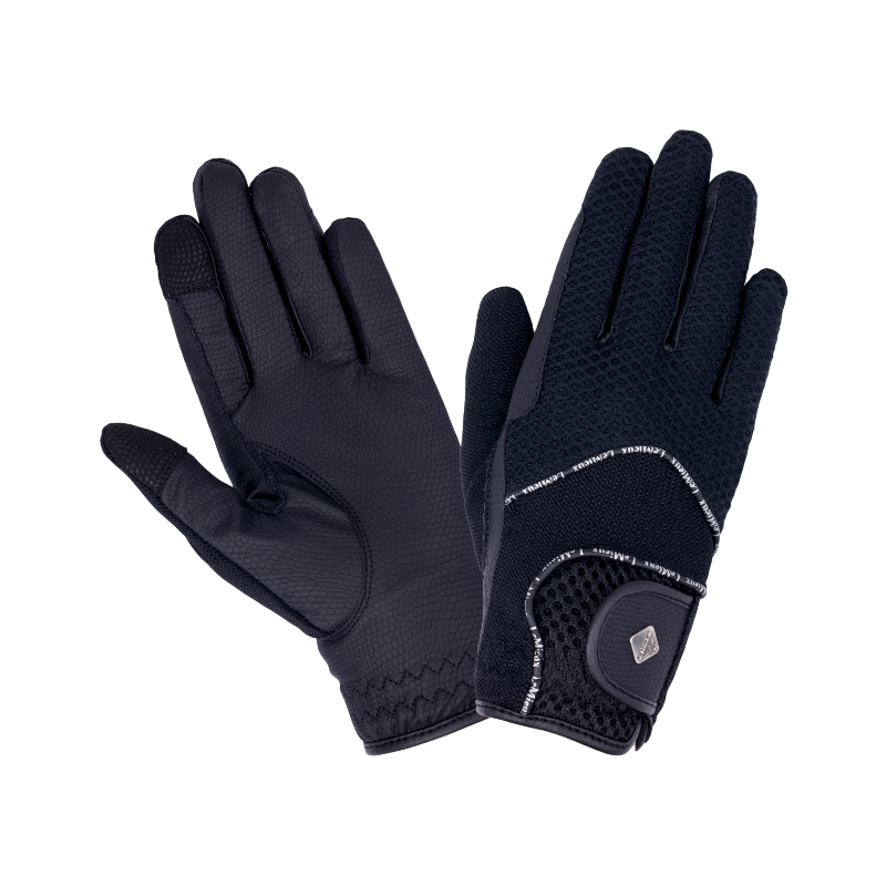 Lemieux - Gants d'équitation 3D Mesh marine | - Ohlala
