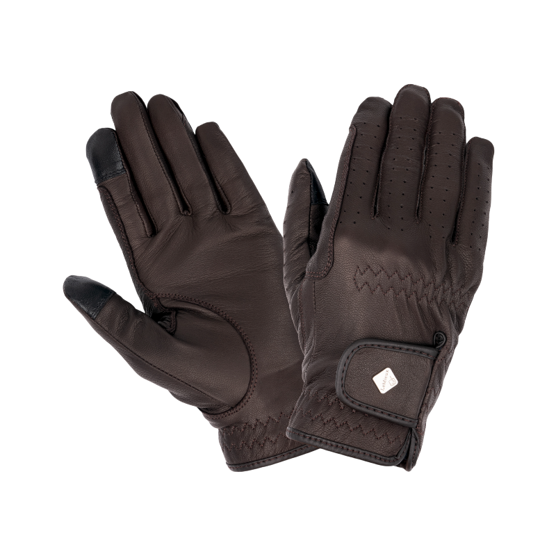 Lemieux - Gants d'équitation Classic Leather marron | - Ohlala