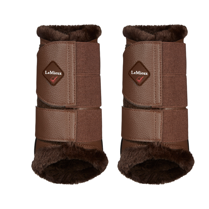 Lemieux - Guêtres fermées Fleece Lined marron (x2) | - Ohlala