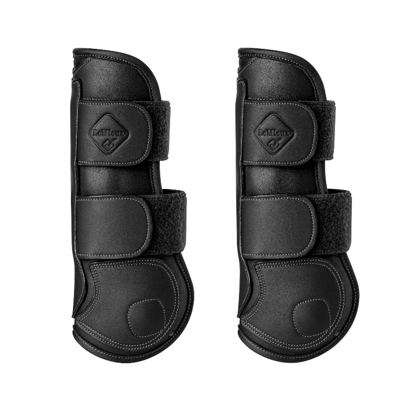 Lemieux - Guêtres ouvertes tendons Capella noir | - Ohlala