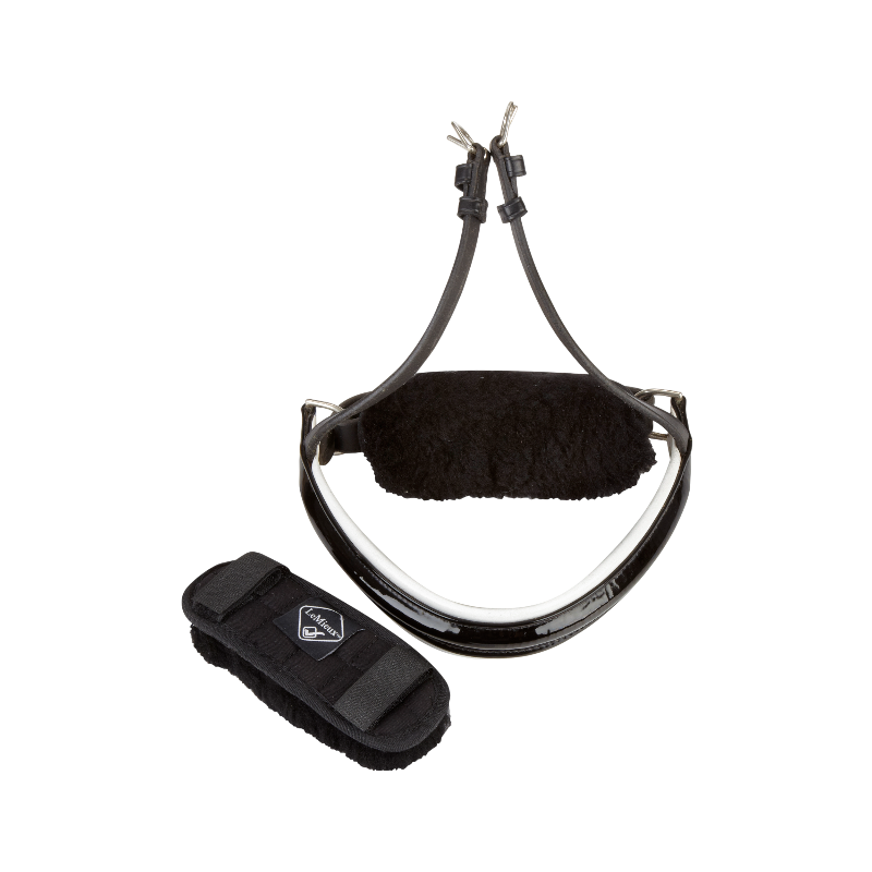 Lemieux - Protège muserolle Merino+ noir | - Ohlala