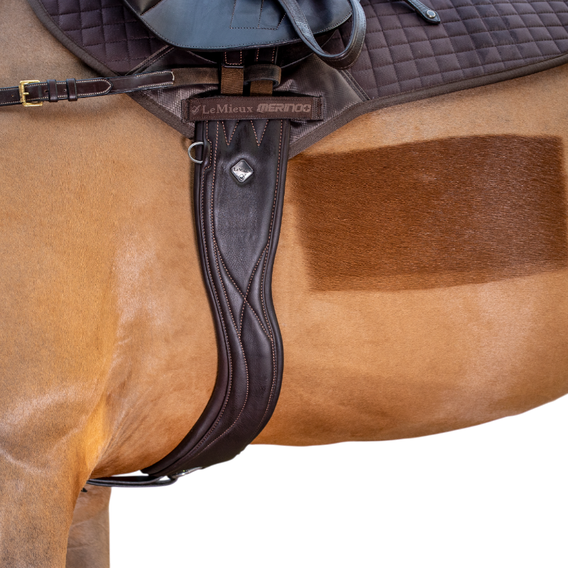 Lemieux - Sangle longue anatomique Gel-Tek marron | - Ohlala