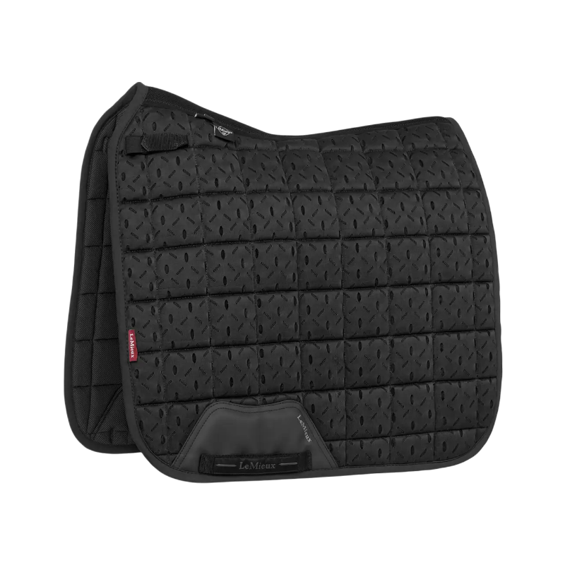 Lemieux - Tapis de dressage 3D Mesh Self-Cool Square noir | - Ohlala