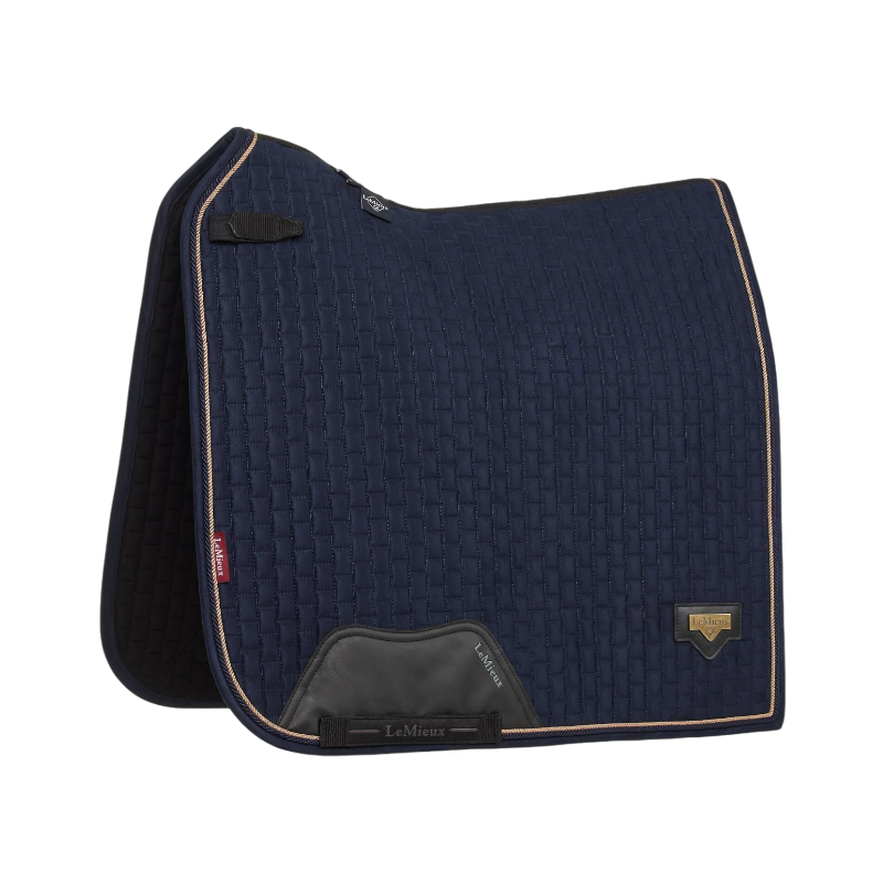 Lemieux - Tapis de dressage Puissance Suede CC marine | - Ohlala