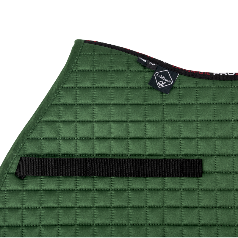 Lemieux - Tapis de selle GP Suede Square hunter green | - Ohlala