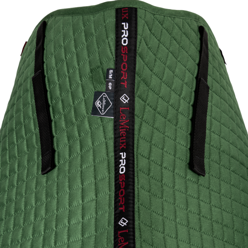Lemieux - Tapis de selle GP Suede Square hunter green | - Ohlala