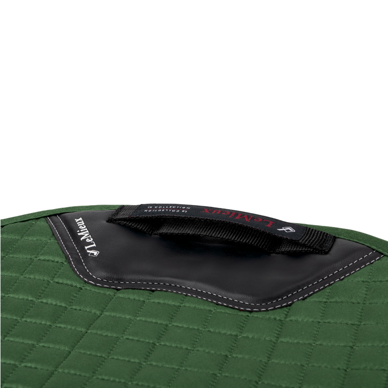 Lemieux - Tapis de selle GP Suede Square hunter green | - Ohlala