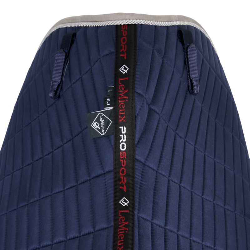 Lemieux - Tapis de selle Square EuroJump Suede marine | - Ohlala