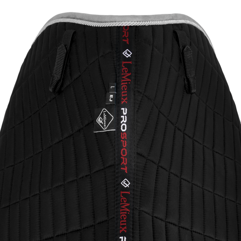 Lemieux - Tapis de selle Square EuroJump Suede noir | - Ohlala