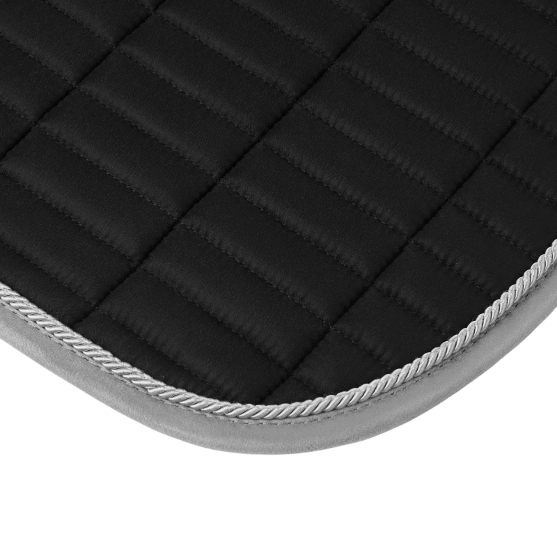 Lemieux - Tapis de selle Square EuroJump Suede noir | - Ohlala