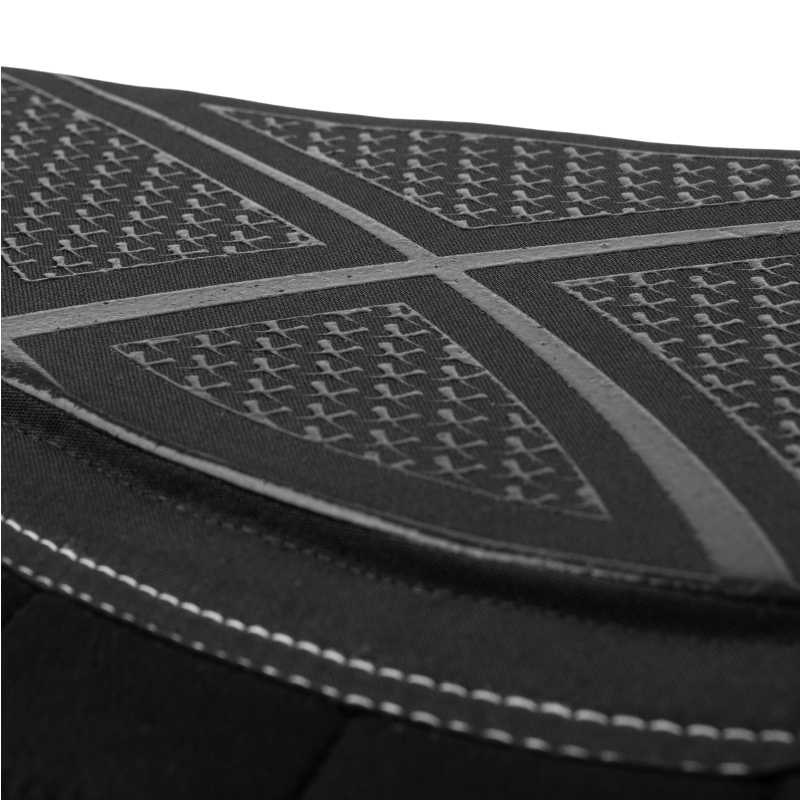 Lemieux - Tapis de selle Square X-Grip Silicone EuroJump noir | - Ohlala